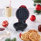 Alternate image 2 for Dash&reg; Gingerbread Man Mini Waffle Maker in Red