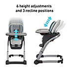 Alternate image 3 for Graco&reg; Blossom&trade; 6-in-1 Convertible Highchair in Studio