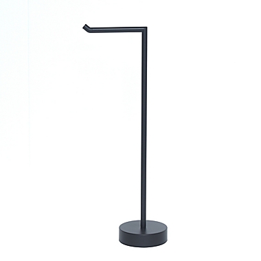 Studio 3B&trade; 4-Roll Metal Toilet Paper Stand in Black. View a larger version of this product image.