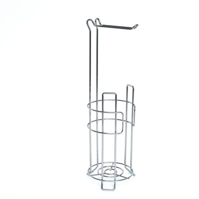Simply Essential™ Wire Toilet Paper Stand and Reserve in Chrome