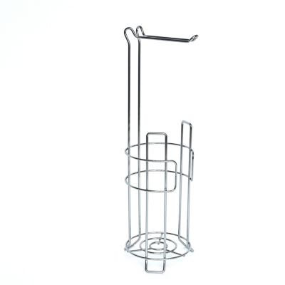 Simply Essential&trade; Wire Toilet Paper Stand and Reserve in Chrome