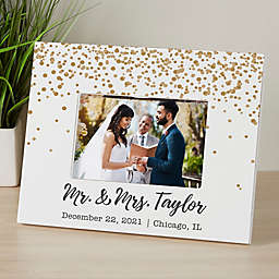 Sparkling Love Personalized Wedding Picture Frame