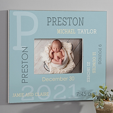 All About Baby Personalized 5-Inch x 7-Inch Wall Frame. View a larger version of this product image.