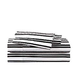 Kenneth Cole® Classic Ticking Stripe Sheet Set