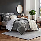 Alternate image 1 for UGG&reg; Paxton 3-Piece Reversible King Comforter Set in Charcoal