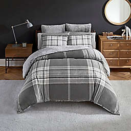 UGG® Paxton 2-Piece Reversible Twin Comforter Set in Charcoal