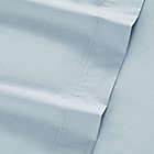 Alternate image 3 for Vera Wang&reg; Solid Organic Cotton Queen Sheet Set in Rain Blue