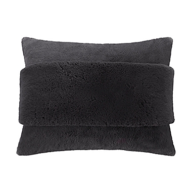 UGG&reg; Mammoth 2-Piece Twin Duvet Cover Set in Charcoal. View a larger version of this product image.
