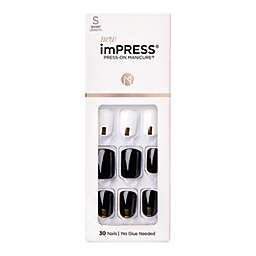 KISS® imPRESS® Press-On Manicure in Midnight Drive Set of 30)