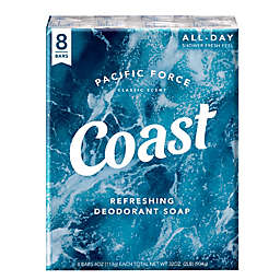 Coast® 8-Count 4 oz. Refreshing Deodorant Bar Soap in Classic Pacific Force Scent