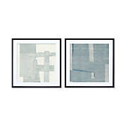 Studio 3B&trade; Land Plot 30-Inch x 30-Inch Framed Wall Art (Set of 2)