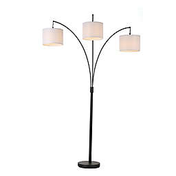 Cedar Hill® 3 Light Tree Style Floor Lamp in Black