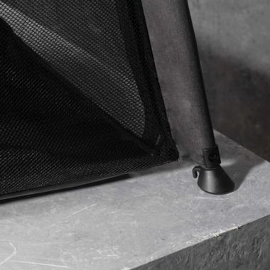 Silver Cross&reg; Slumber Travel Crib in Black. View a larger version of this product image.