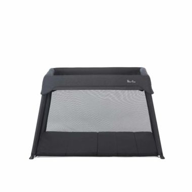 Silver Cross&reg; Slumber Travel Crib in Black. View a larger version of this product image.