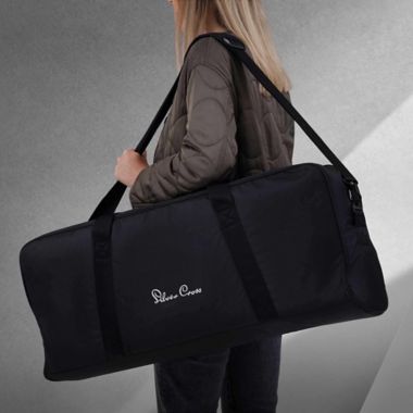 Silver Cross&reg; Slumber Travel Crib in Black. View a larger version of this product image.