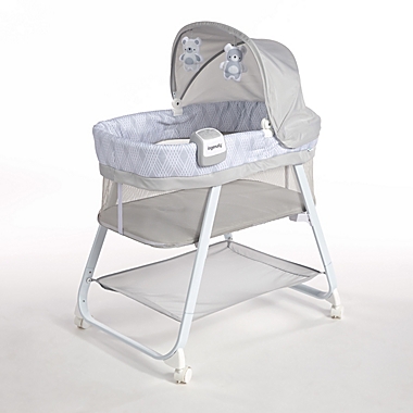 Ingenuity&trade; Lullanight Soothing Bassinet in Grey. View a larger version of this product image.