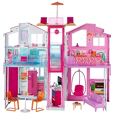 Mattel&copy; Barbie&reg; 3-Story Townhouse. View a larger version of this product image.