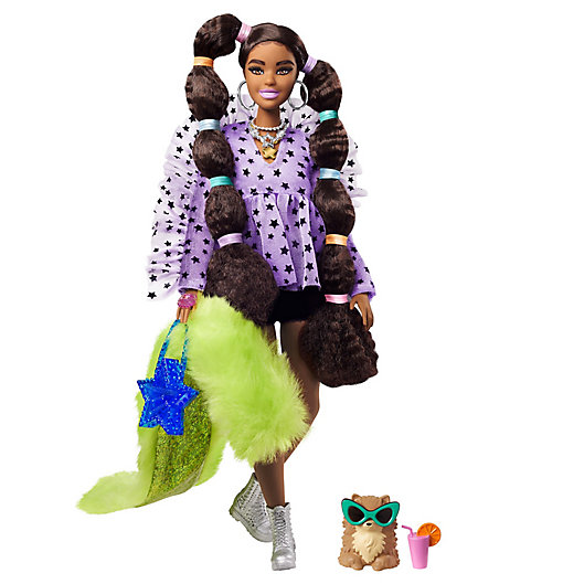 Alternate image 1 for Mattel® Barbie™ Pigtails with Bobble Hair Ties Extra Doll