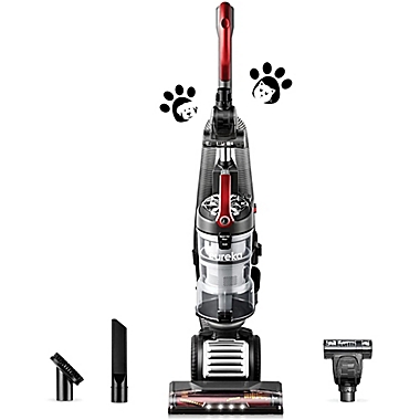 Eureka&reg; FloorRover Anti-Tangle Pet Vacuum in Red/Silver. View a larger version of this product image.