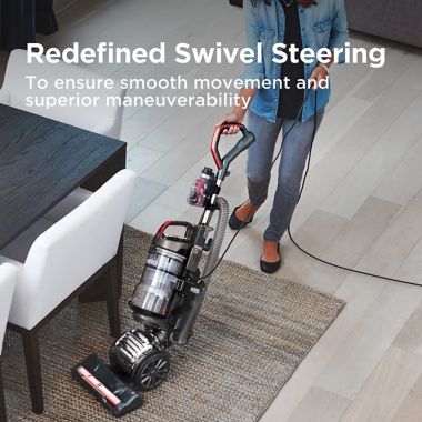 Eureka&reg; FloorRover Anti-Tangle Pet Vacuum in Red/Silver. View a larger version of this product image.