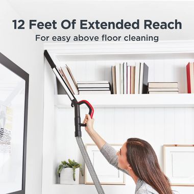 Eureka&reg; FloorRover Anti-Tangle Pet Vacuum in Red/Silver. View a larger version of this product image.