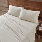 Alternate image 1 for UGG&reg; Houndstooth Flannel King Sheet Set in Shoreline