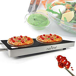 NutriChef™ Electric Warming Tray with Non-Stick Glass Plate