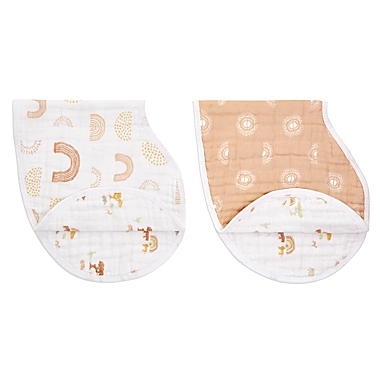 aden + anais&reg; Keep Rising 2-Pack Burpy Bibs. View a larger version of this product image.