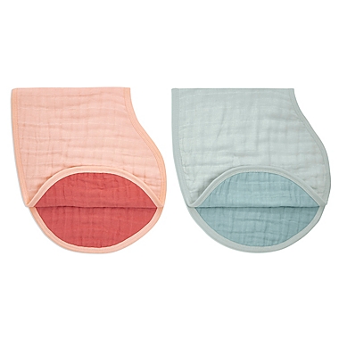 aden + anais&reg; Mother Earth 2-Pack Organic Cotton Burpy Bibs. View a larger version of this product image.