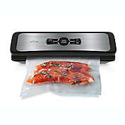 NutriChef&trade; PKVS45STS Automatic Food Vacuum Sealer in Silver/Black