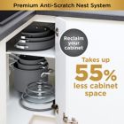 Alternate image 10 for Ninja&trade; Foodi&trade; NeverStick&trade; Premium Space Saving 10-Piece Cookware Set