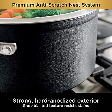 Ninja&trade; Foodi&trade; NeverStick&trade; Premium Space Saving 10-Piece Cookware Set. View a larger version of this product image.