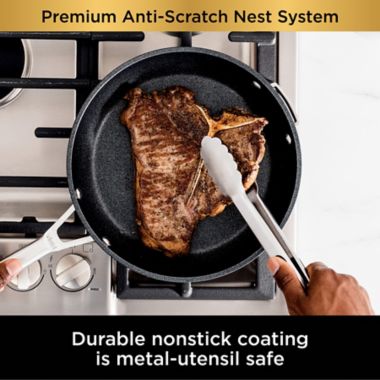 Ninja&trade; Foodi&trade; NeverStick&trade; Premium Space Saving 13-Piece Cookware Set. View a larger version of this product image.