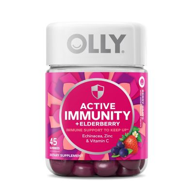 Olly&reg; 45-Count Active Immunity + Elderberry Support Gummies in Berry Brave