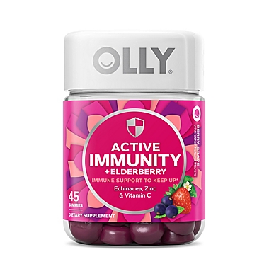 Olly&reg; 45-Count Active Immunity + Elderberry Support Gummies in Berry Brave. View a larger version of this product image.