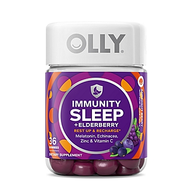 Olly&reg; Immunity Sleep + Elderberry Rest Up &amp; Recharge 36-Count Gummies. View a larger version of this product image.