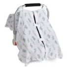 Alternate image 0 for Belle ON THE GO Eucalyptus Canopy Car Seat Cover in White/Green