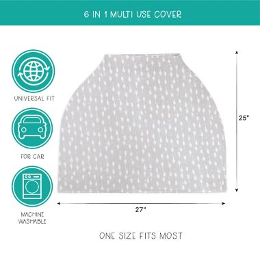 Belle ON THE GO Ditsy Leaf Multi-Use Cover. View a larger version of this product image.