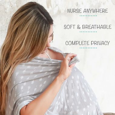 Belle ON THE GO Ditsy Leaf Multi-Use Cover. View a larger version of this product image.