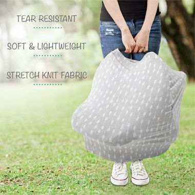 Belle ON THE GO Ditsy Leaf Multi-Use Cover. View a larger version of this product image.