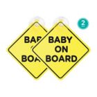 Alternate image 0 for Belle ON THE GO Baby on Board Car Signs in Yellow (Set of 2)