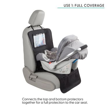 Belle ON THE GO Car Seat Protector in Black. View a larger version of this product image.