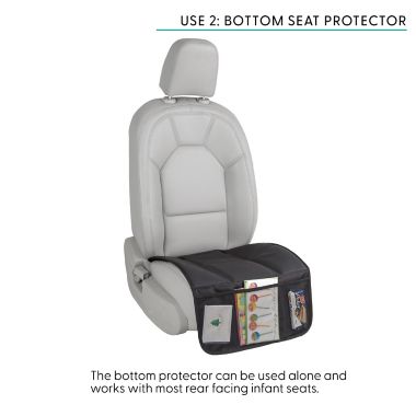 Belle ON THE GO Car Seat Protector in Black. View a larger version of this product image.