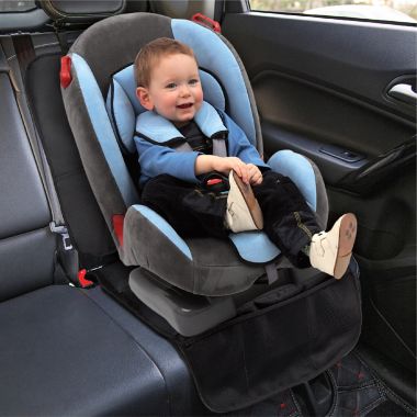 Belle ON THE GO Car Seat Protector in Black. View a larger version of this product image.