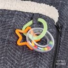 Alternate image 3 for Belle ON THE GO Herringbone Car Seat Cover in Grey