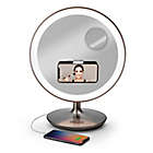 Alternate image 0 for iHome&reg; Glow Ring 10x/1x Oversized Rechargeable Vanity Mirror in Silver/Nickel