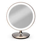 Alternate image 1 for iHome&reg; Glow Ring 10x/1x Oversized Rechargeable Vanity Mirror in Silver/Nickel