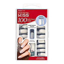 KISS® 100-Count Active Square Medium-Length Full-Cover Nails