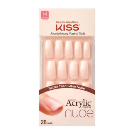 Kiss Salon Acrylic French Nails In Leilani Bed Bath Beyond