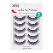 KISS&reg; 5-Pack Looks So Natural&trade; Multipack Lashes in Flirty (04)